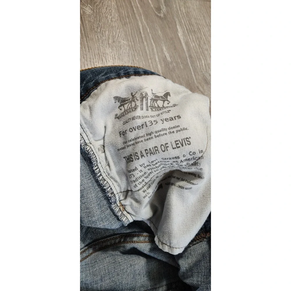 Levis 527 Jeans Mens 38x32 Bootcut Blue Denim Cowboy Western Cotton Red‎ Tab